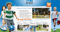 Desktop Screenshot of kidznsport.com.au